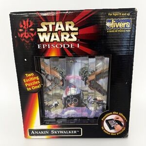Star Wars Episode I Anakin Skywalker Slivers Puzzle OddzOn 1999 Podracer Vintage